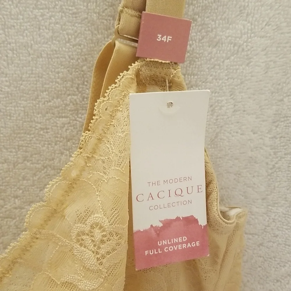 Cacique 34F Unlined Bra - Picture 7 of 10
